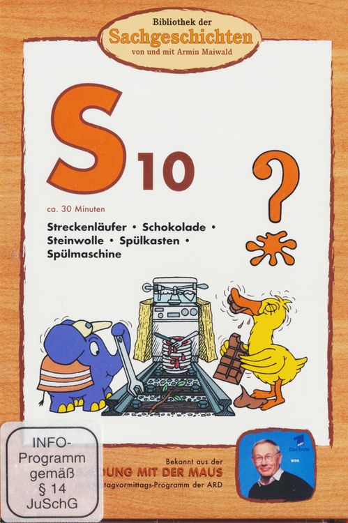 Produktbild: S10 - Streckenl&auml;ufer/Schokolade/Steinwolle/Sp&uuml;lkasten/Sp&uuml;lmaschine (Bibliothek der Sachgeschichten)