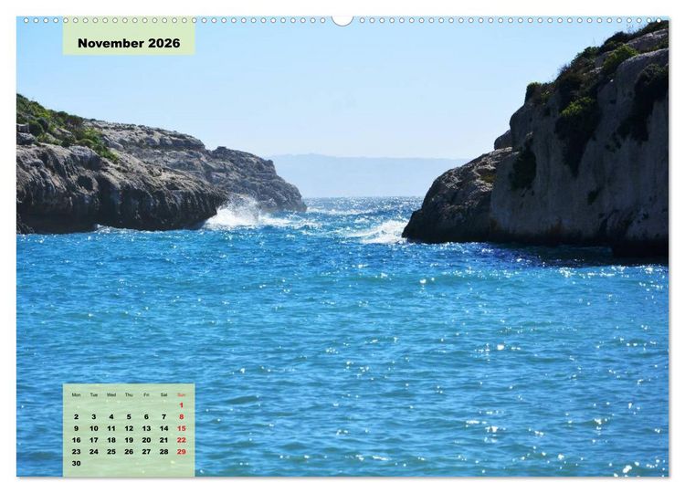 Produktbild: Malta and Gozo two historical islands (High Quality Premium Wall Calendar 2026 DIN A2 landscape),CALVENDO 12 Month Wall Calendar