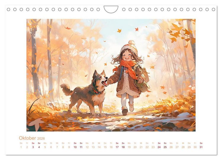 Produktbild: Der M&auml;dchen-Kalender (Wandkalender 2026 DIN A4 quer), CALVENDO Monatskalender