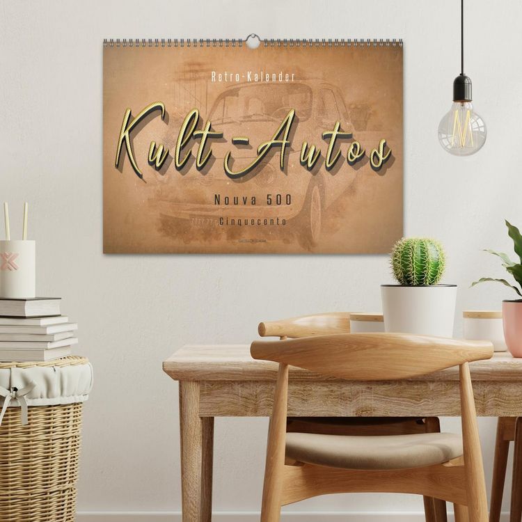 Produktbild: Kult-Autos, Nuova 500 (Wandkalender 2026 DIN A3 quer), CALVENDO Monatskalender