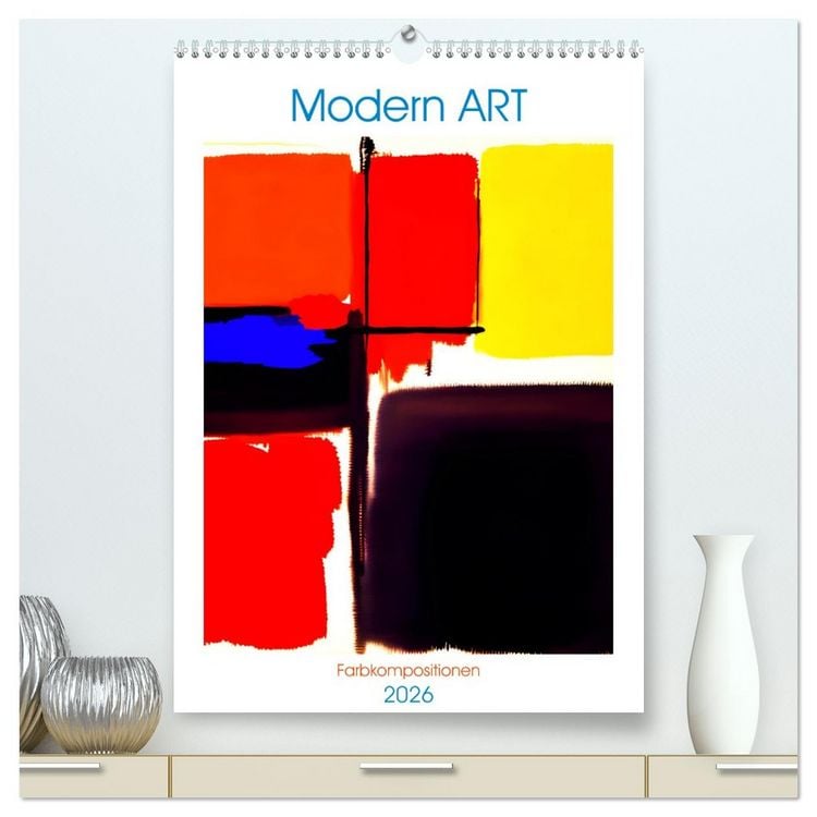 Produktbild: Modern ART Farbkompositionen (hochwertiger Premium Wandkalender 2026 DIN A2 hoch), Kunstdruck in Hochglanz