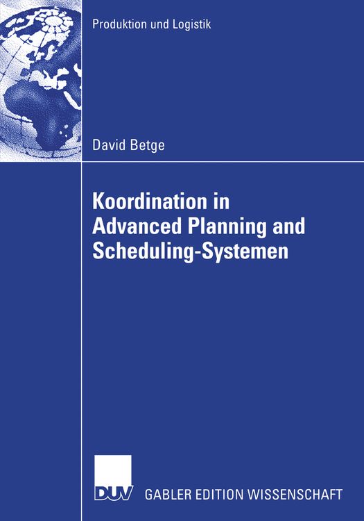 Produktbild: Koordination in Advanced Planning and Scheduling-Systemen