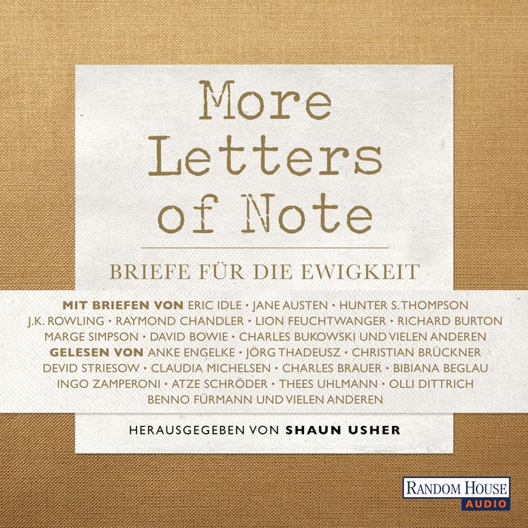 Produktbild: More Letters of Note