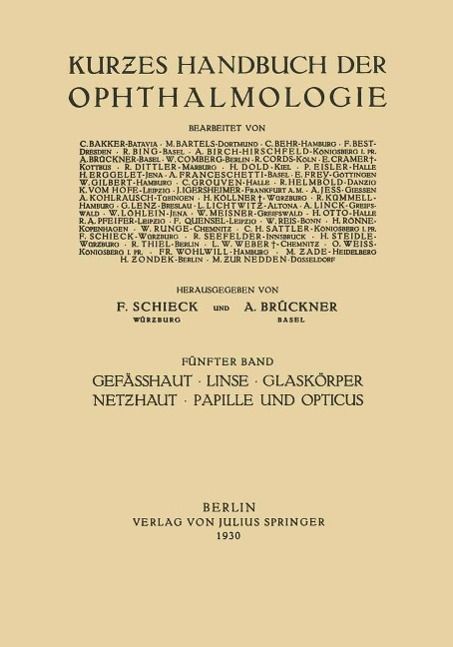 Produktbild: Gef&auml;sshaut &middot; Linse Glask&ouml;rper &middot; Netzhaut Papille und Opticus