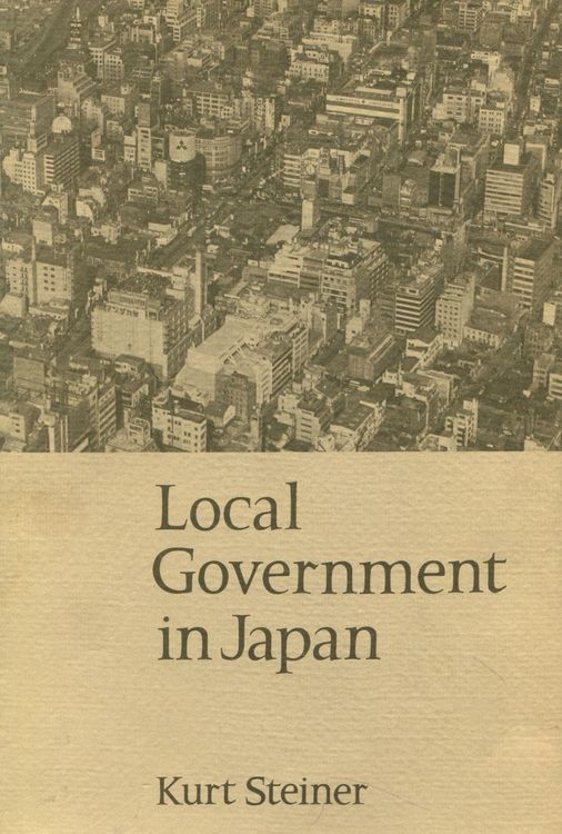 Produktbild: Local Government in Japan