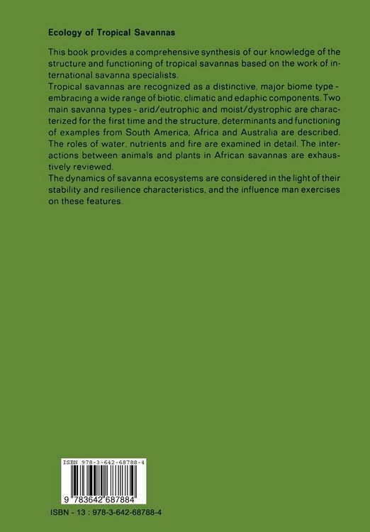 Produktbild: Ecology of Tropical Savannas