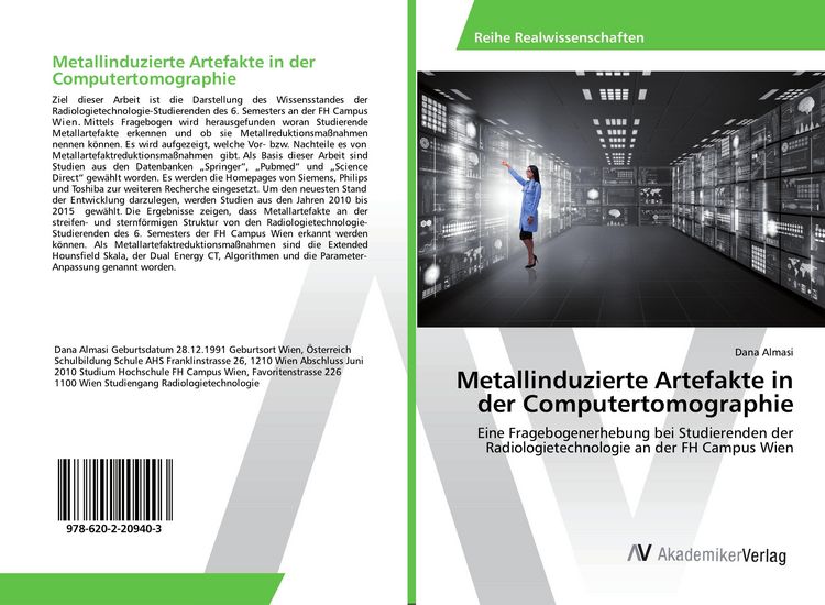 Produktbild: Metallinduzierte Artefakte in der Computertomographie