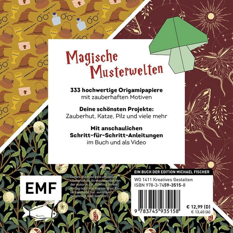 Produktbild: 333 Origami &ndash; F&uuml;r Harry Potter-Fans