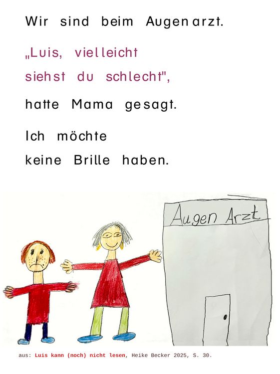 Produktbild: Luis kann (noch) nicht lesen
