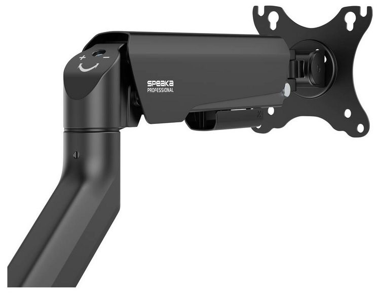 Produktbild: SpeaKa Professional SP-MM-1030 Monitor-Tischhalterung 1 Display(s) 43,2 cm (17") - 101,6 cm (40") Schwarz H&ouml;henverstellbar, Neigbar, Schwenkbar