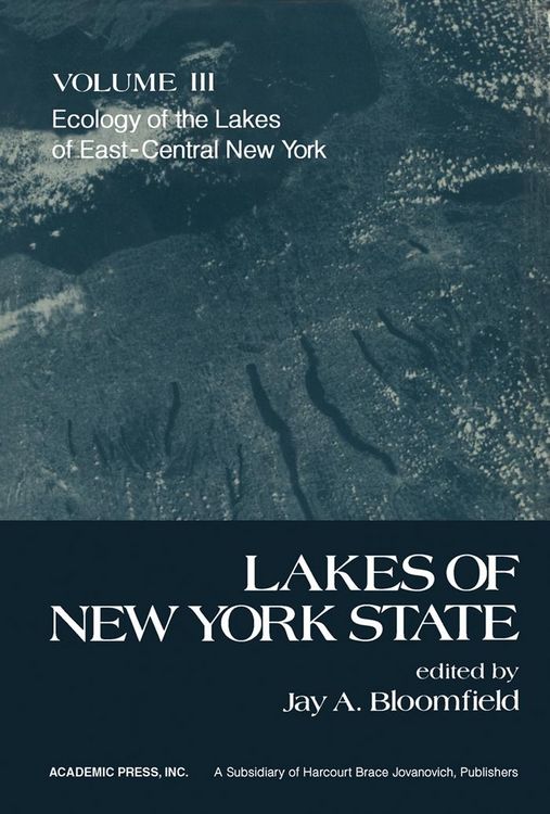 Produktbild: Ecology of the Lakes of East-Central New York