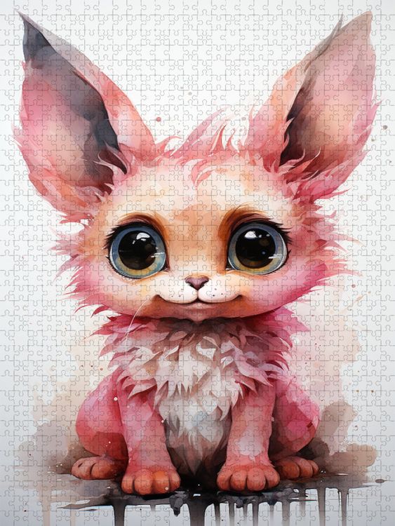 Produktbild: CALVENDO Puzzle Pinki | 1000 Teile Lege-Gr&ouml;&szlig;e 64x48cm Foto-Puzzle f&uuml;r gl&uuml;ckliche Stunden