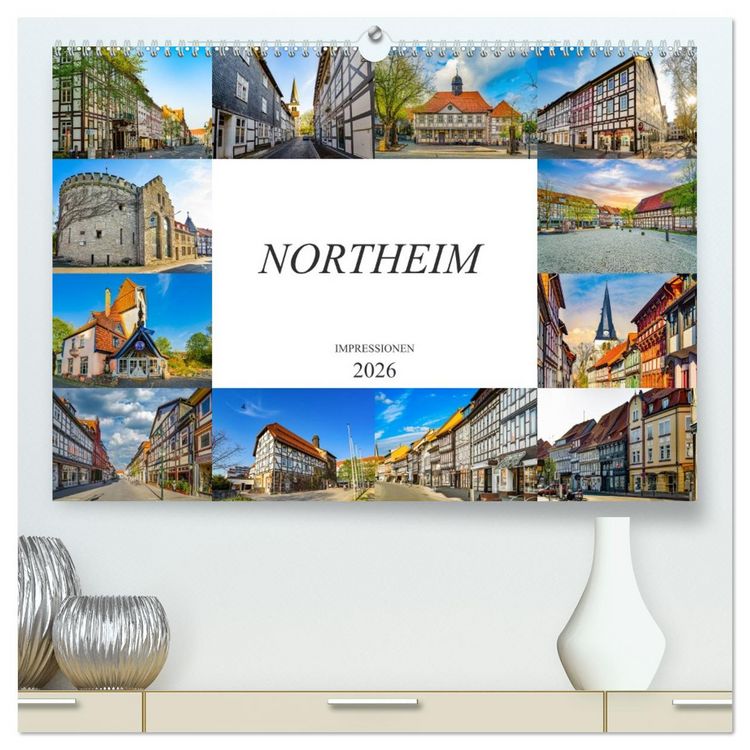 Produktbild: Northeim Impressionen (hochwertiger Premium Wandkalender 2026 DIN A2 quer), Kunstdruck in Hochglanz