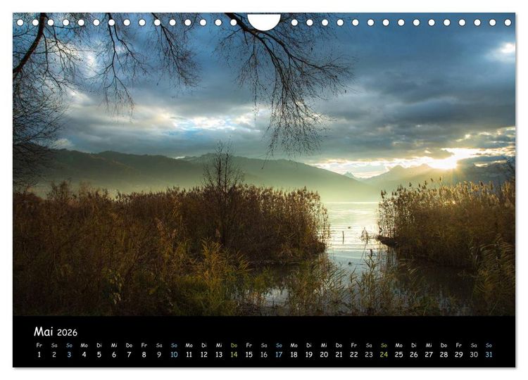 Produktbild: Stimmungsvolle Bilder vom Thunersee (Wandkalender 2026 DIN A4 quer), CALVENDO Monatskalender