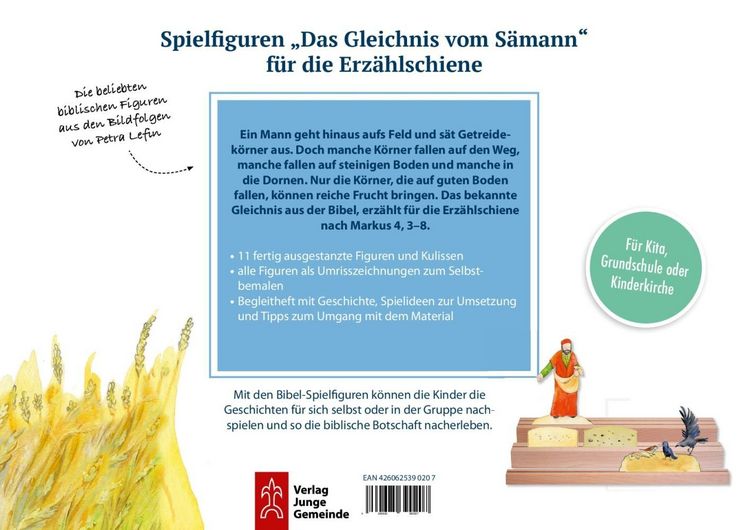 Produktbild: Das Gleichnis vom S&auml;mann. Erz&auml;hlschienen-Figurenset