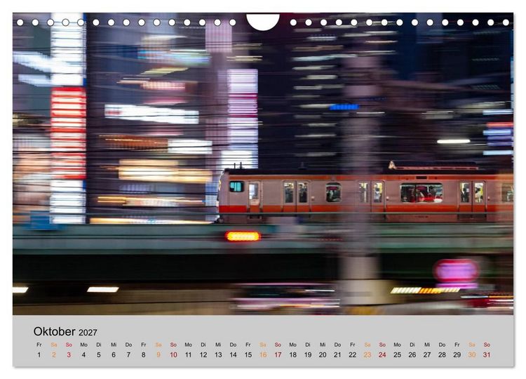 Produktbild: Tokio. Die faszinierende Metropole Japans (Wandkalender 2027 DIN A4 quer), CALVENDO Monatskalender