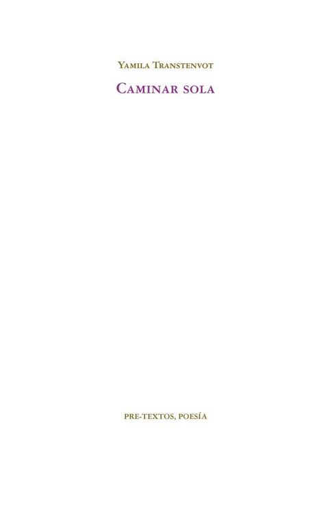 Produktbild: Caminar sola