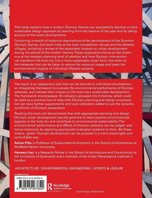 Produktbild: Sustainable Olympic Design and Urban Development