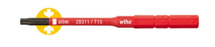 Produktbild: Wiha VDE Innen-TORX Wechselklinge T 15 75 mm Passend f&uuml;r (Serie Schraubendreher) Wiha Torque