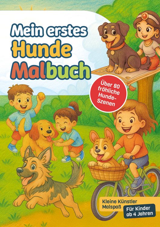 Produktbild: Mein erstes Hunde-Malbuch