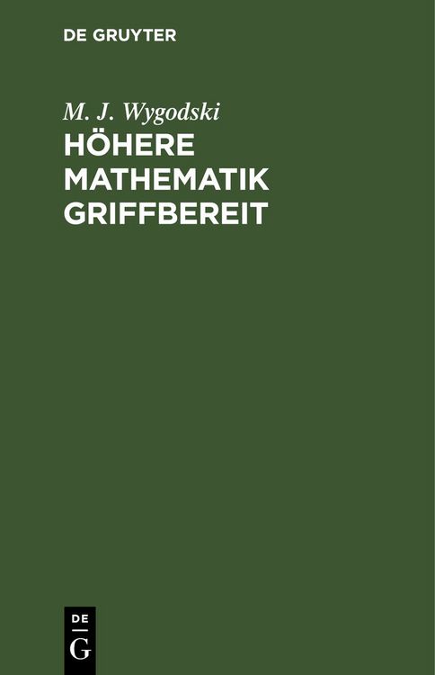 Produktbild: H&ouml;here Mathematik griffbereit