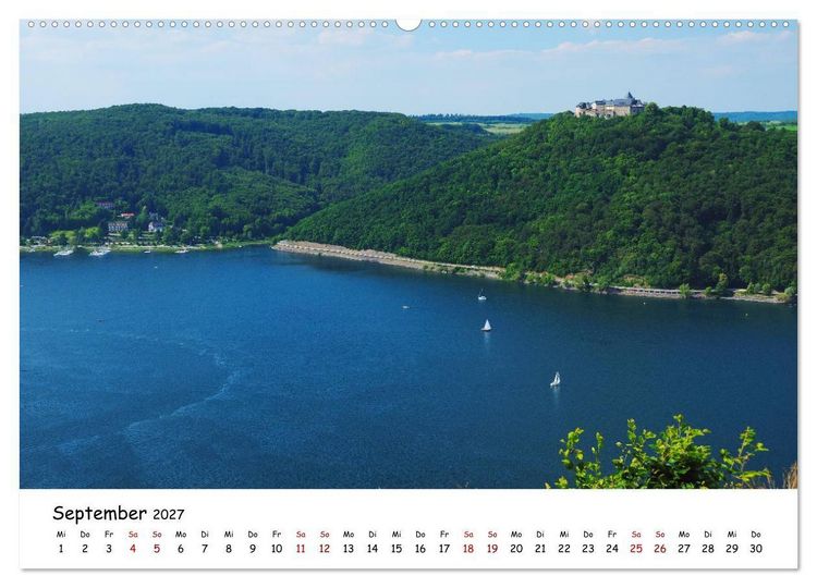 Produktbild: Der Edersee - Das Paradies in Nordhessen (hochwertiger Premium Wandkalender 2027 DIN A2 quer), Kunstdruck in Hochglanz