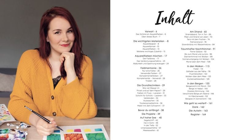 Produktbild: Makoccinos Watercolor-Kurs mit Erfolgsgarantie