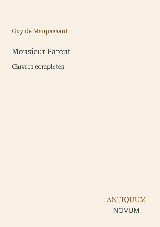 Produktbild: Monsieur Parent