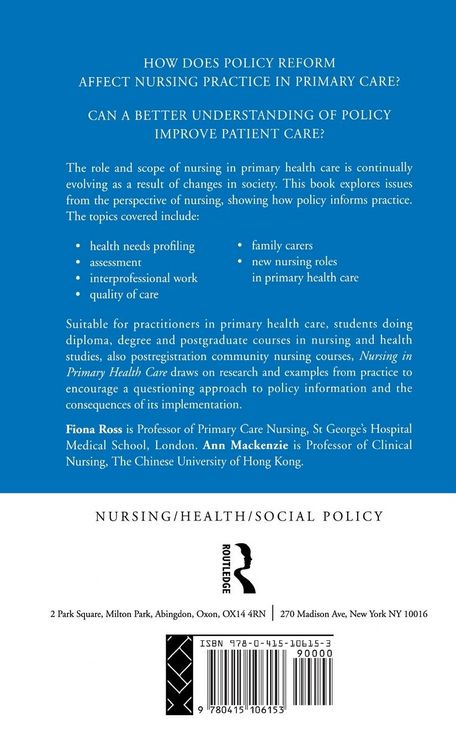 Produktbild: Nursing in Primary Health Care