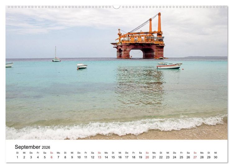 Produktbild: Curacao, die facettenreiche Karibikinsel (hochwertiger Premium Wandkalender 2026 DIN A2 quer), Kunstdruck in Hochglanz