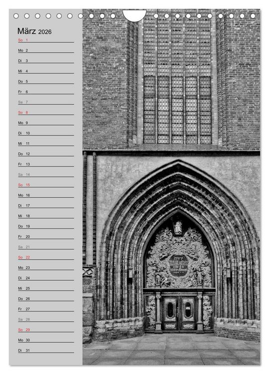 Produktbild: Stralsund. Ein Hauch l&auml;ngst vergangener Zeiten (Wandkalender 2026 DIN A4 hoch), CALVENDO Monatskalender