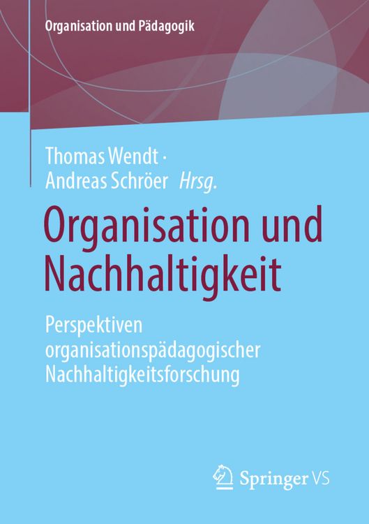 Produktbild: Organisation und Nachhaltigkeit