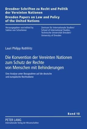 Produktbild: Die Konvention der Vereinten Nationen zum Schutz der Rechte von Menschen mit Behinderungen