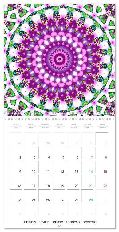 Produktbild: Invitation au voyage introspectif (Calendrier mural carr&eacute; 2026 30x30 cm) Calendrier double avec une page pour vos prises de notes