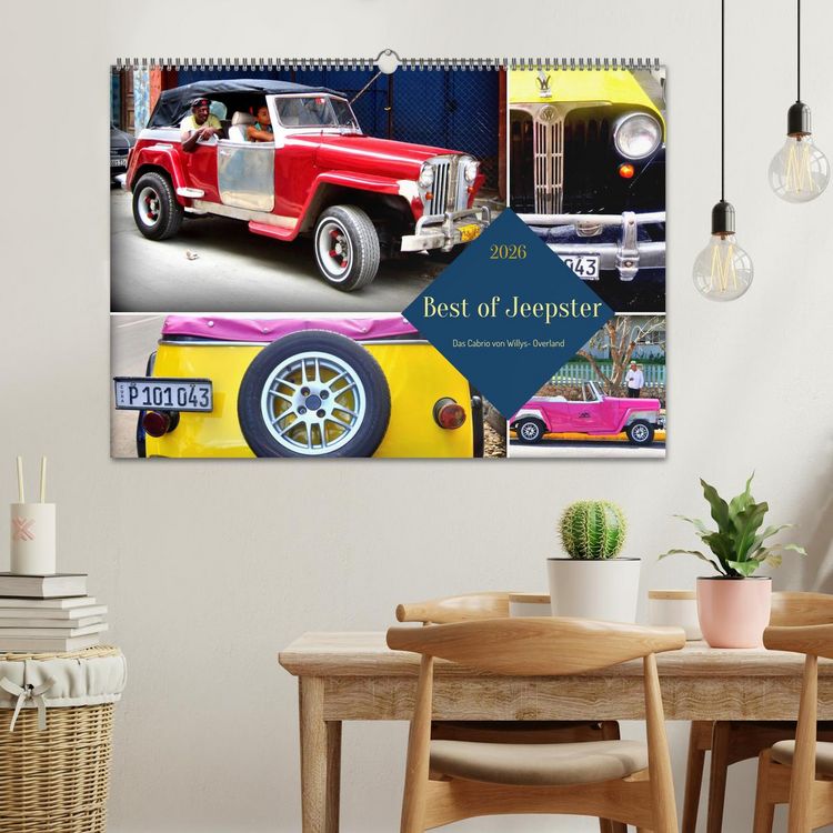 Produktbild: Best of Jeepster - Das Cabrio von Willys-Overland (Wandkalender 2026 DIN A2 quer), CALVENDO Monatskalender