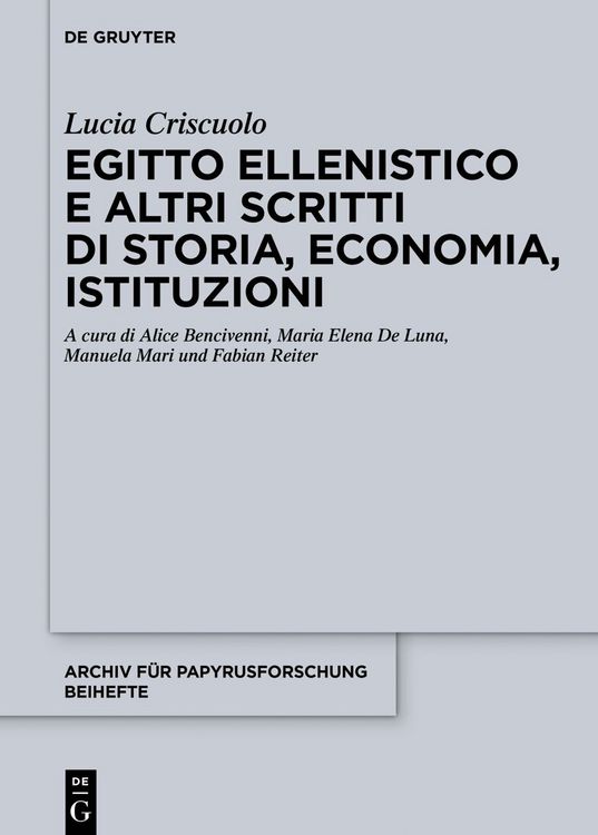 Produktbild: Egitto ellenistico e altri scritti di storia, economia, istituzioni
