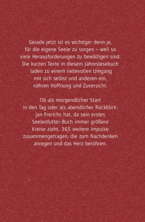Produktbild: Mehr Seelenfutter &ndash; 365-mal in die Weite sp&uuml;ren