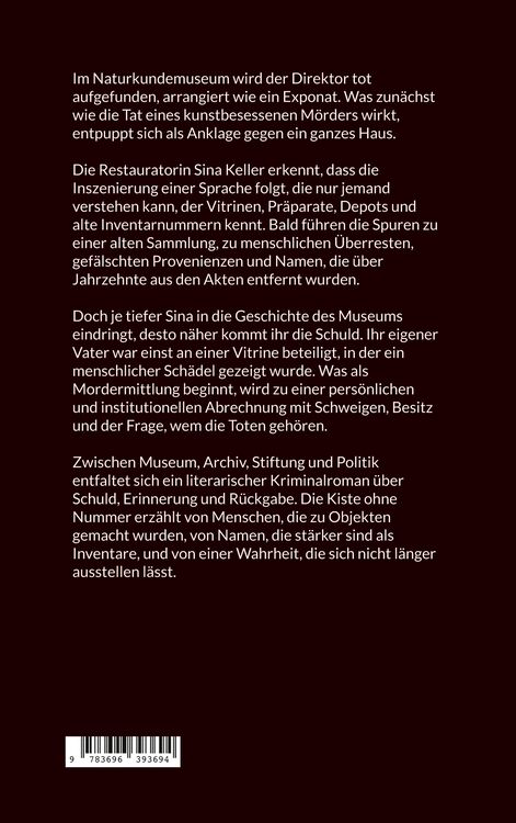 Produktbild: Die Kiste ohne Nummer