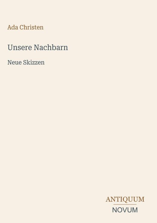 Produktbild: Unsere Nachbarn