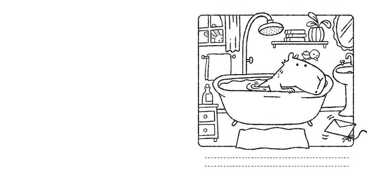 Produktbild: CAPY - The Adventurous Capybara: A Colour-Your-Own-Story Book