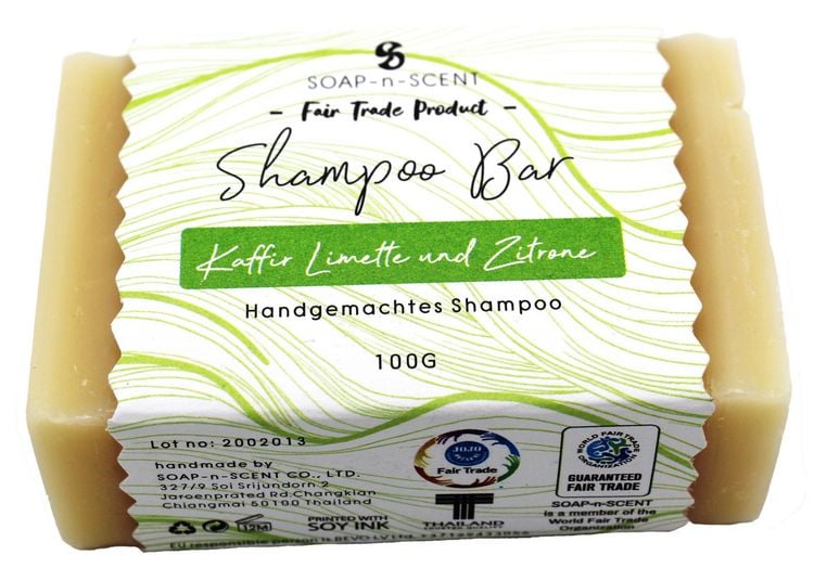 Produktbild: Shampoo Riegel Kafir Limette + Zitrone