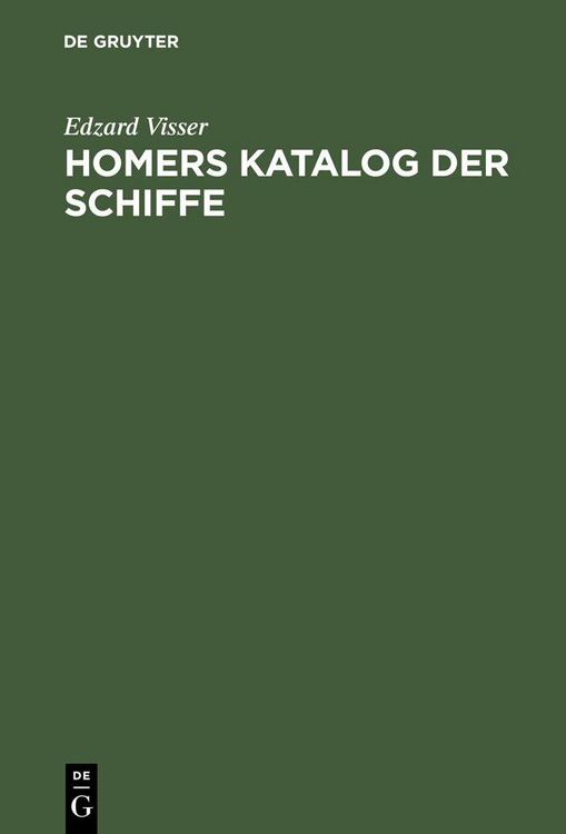 Produktbild: Homers Katalog der Schiffe