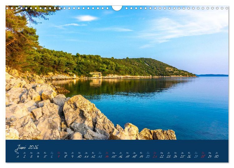 Produktbild: Kroatien Die wundersch&ouml;ne K&uuml;ste vor Zadar (Wandkalender 2026 DIN A3 quer), CALVENDO Monatskalender