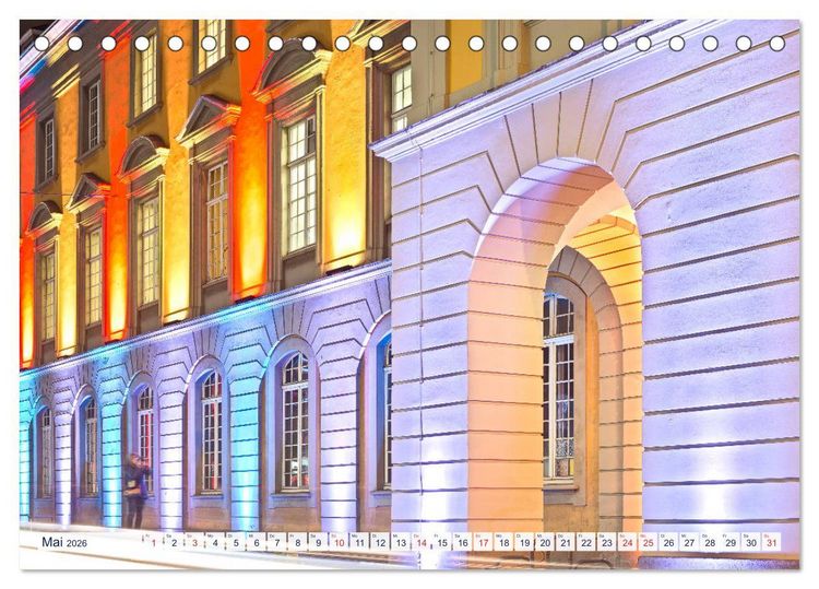Produktbild: BONN f&uuml;r Nachtschw&auml;rmer (Tischkalender 2026 DIN A5 quer), CALVENDO Monatskalender