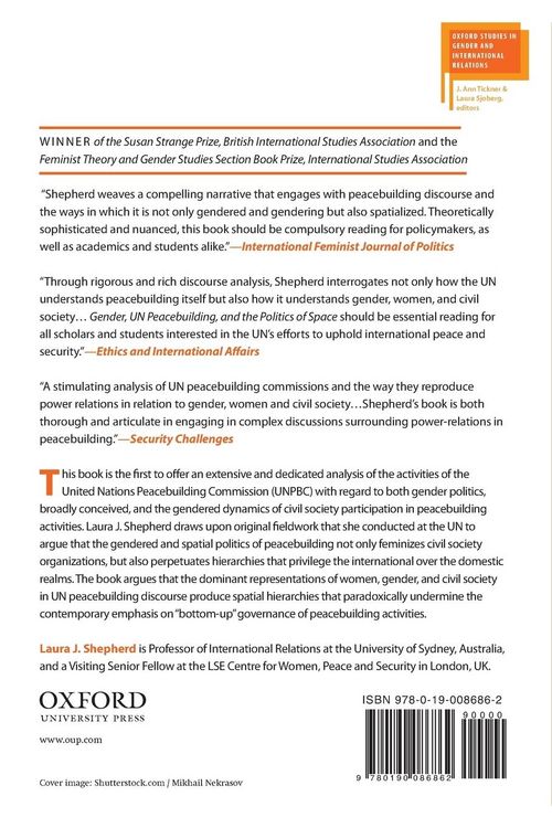Produktbild: Gender, Un Peacebuilding, and the Politics of Space
