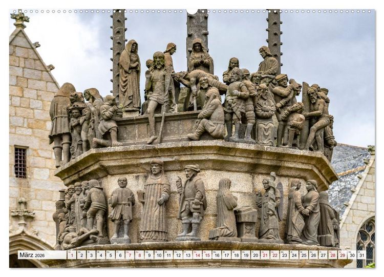 Produktbild: Frankreich - die Bretagne (hochwertiger Premium Wandkalender 2026 DIN A2 quer), Kunstdruck in Hochglanz
