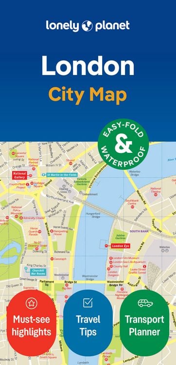 Produktbild: Lonely Planet London City Map