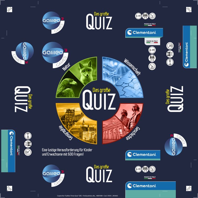 Produktbild: Experimentierset Galileo Das gro&szlig;e Quiz