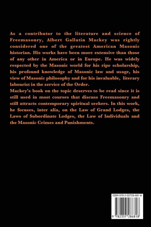 Produktbild: The Principles of Masonic Law