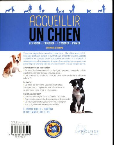 Produktbild: Accueillir un chien : le choisir, l'&eacute;duquer, le soigner, l'aimer
